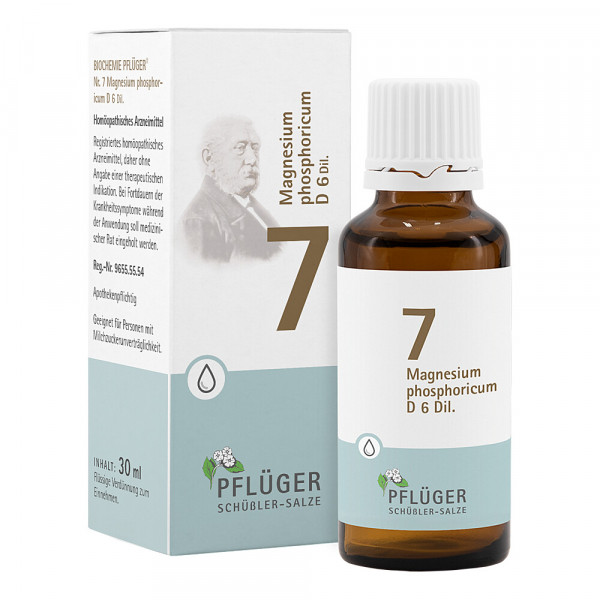 Abbildung für BIOCHEMIE Pflüger 7 Magnesium phosphoricum D 6 Tro