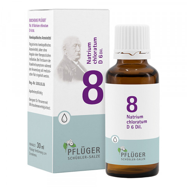 Abbildung für BIOCHEMIE Pflüger 8 Natrium chloratum D 6 Tropfen