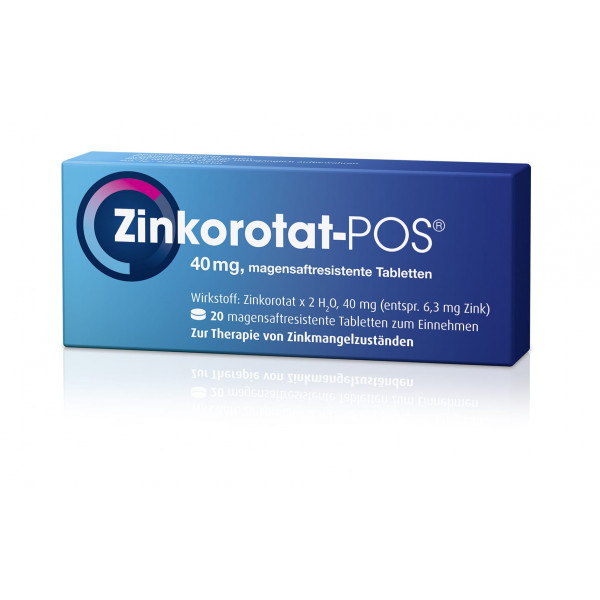 Abbildung für ZINKOROTAT POS magensaftresistente Tabletten