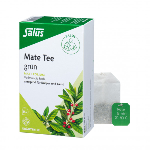 Abbildung für MATE TEE grün Kräutertee Mate folium Bio Salus