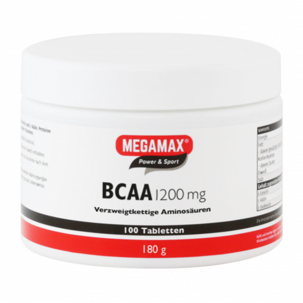 Abbildung für BCAA 1.200 mg Megamax Tabletten
