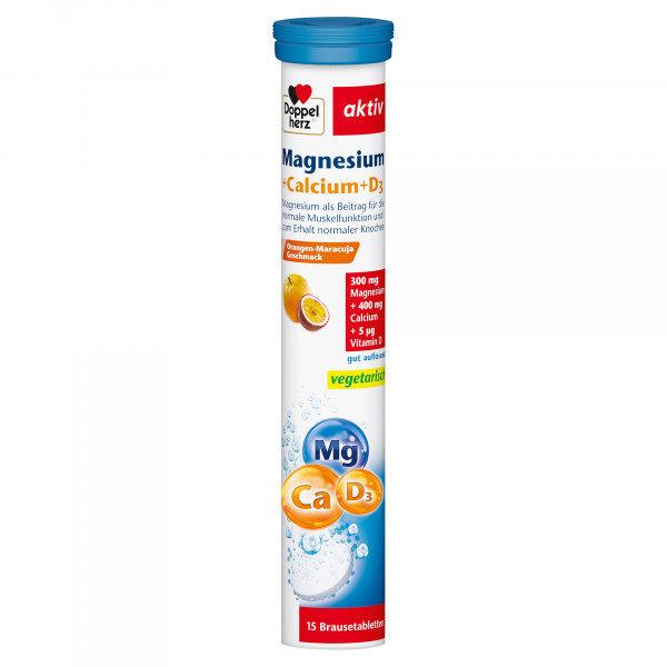 Abbildung für DOPPELHERZ Magnesium+Calcium+D3 Brausetabletten