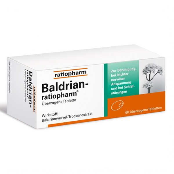 Abbildung für BALDRIAN-RATIOPHARM überzogene Tabletten