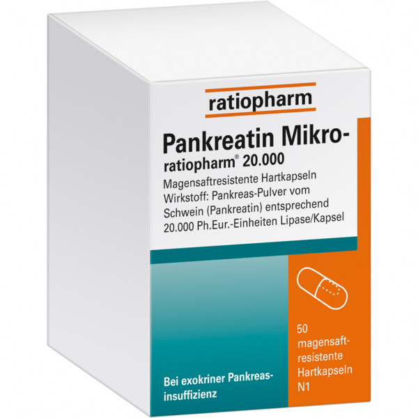 Abbildung für PANKREATIN Mikro-ratio.20.000 magensaftr.Hartkaps.