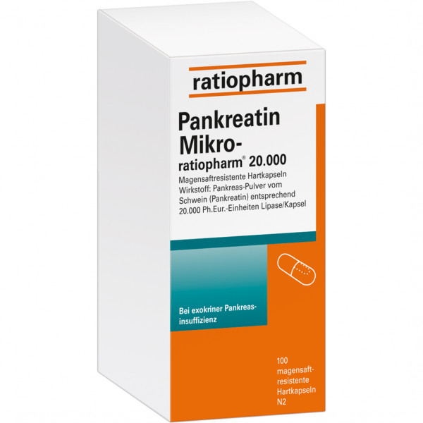 Abbildung für PANKREATIN Mikro-ratio.20.000 magensaftr.Hartkaps.
