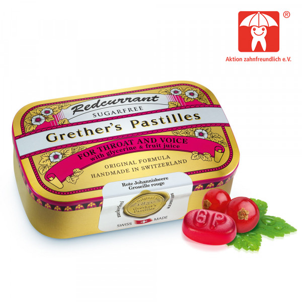 Abbildung für GRETHERS Redcurrant+Vitamin C zuckerfrei Pastillen