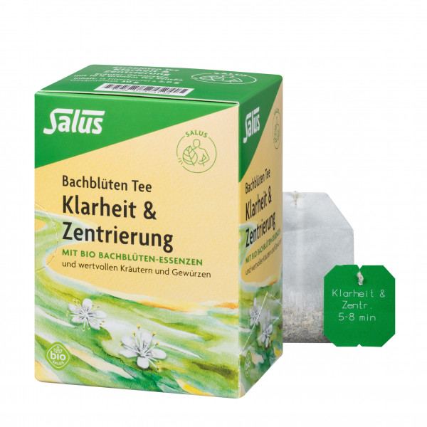 Abbildung für BACHBLÜTEN TEE Klarheit & Zentrierung Bio Salus