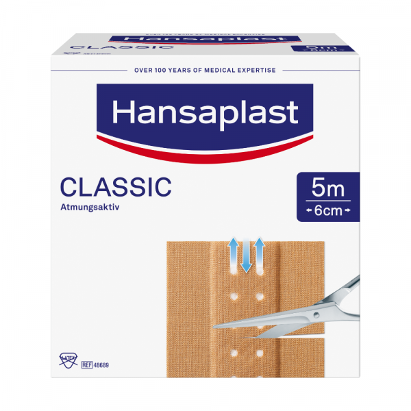 Abbildung für HANSAPLAST Classic Pflaster 6 cmx5 m