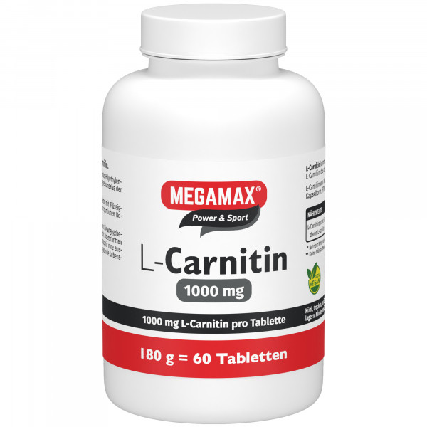 Abbildung für L-CARNITIN 1000 mg Megamax Tabletten