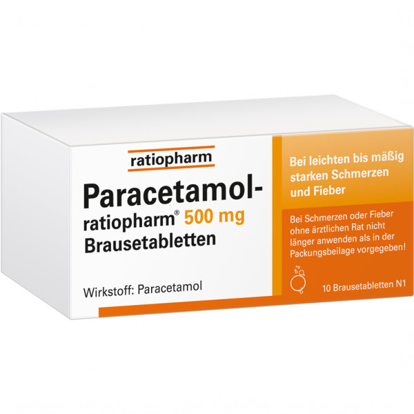 Abbildung für PARACETAMOL-ratiopharm 500 mg Brausetabletten