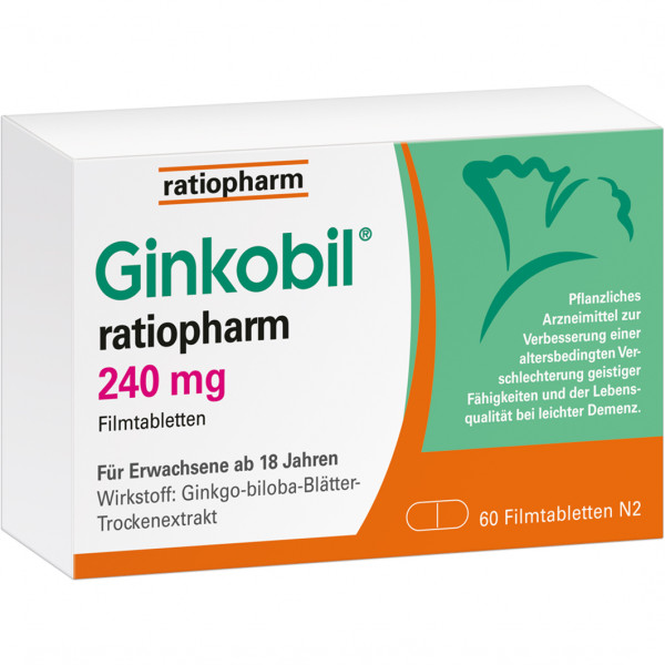 Abbildung für GINKOBIL-ratiopharm 240 mg Filmtabletten