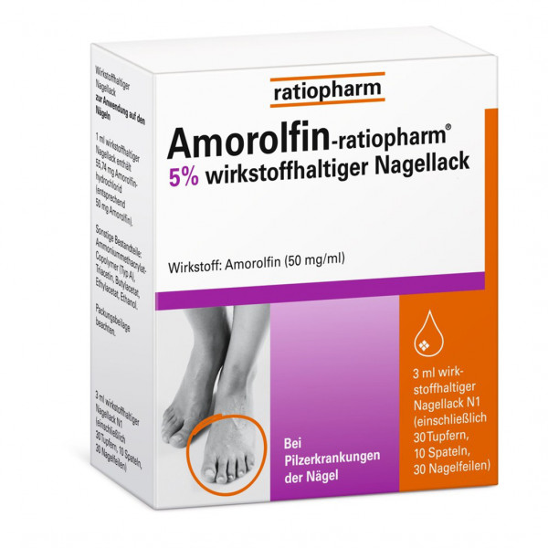 Abbildung für AMOROLFIN-ratiopharm 5% wirkstoffhalt.Nagellack