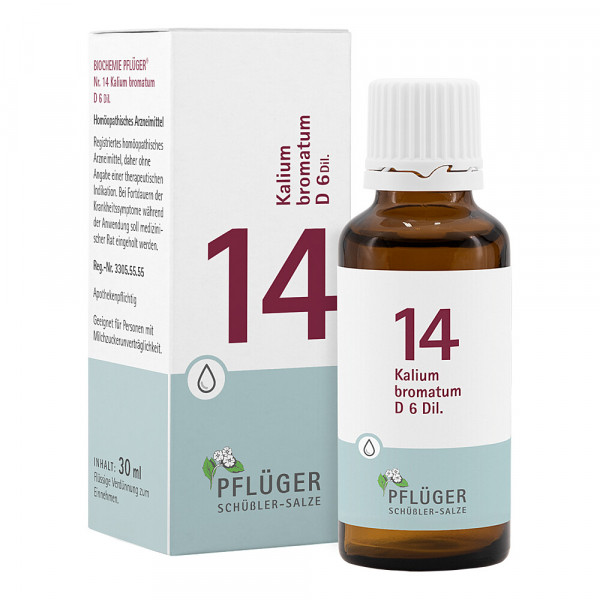 Abbildung für BIOCHEMIE Pflüger 14 Kalium bromatum D 6 Tropfen