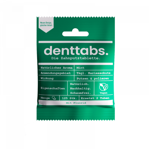Abbildung für DENTTABS Zahnputztabletten stevia-mint m.Fluorid