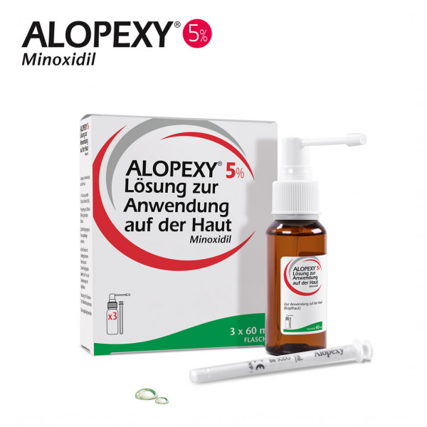 Abbildung für ALOPEXY 5% Lösung zur Anwendung auf der Haut