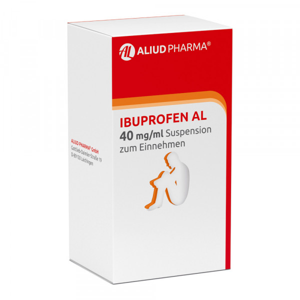 Abbildung für Ibuprofen AL 40 mg/ml Suspension bei Fieber und Schmerzen