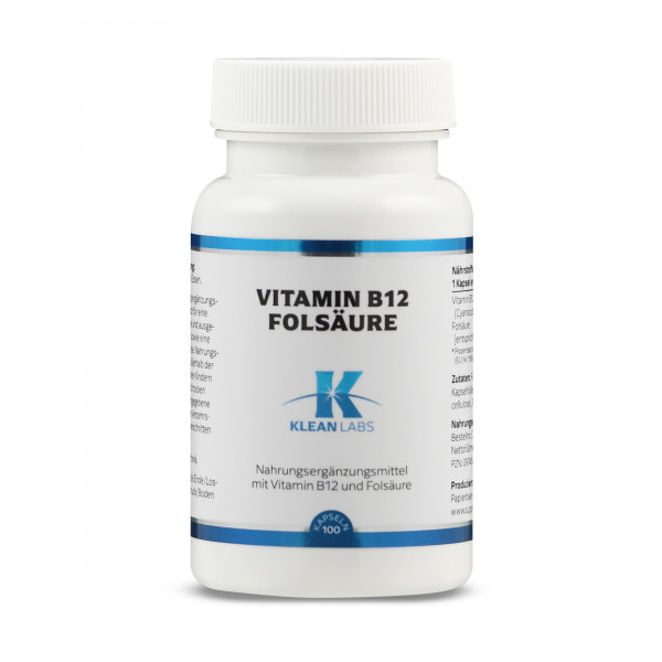 Abbildung für VITAMIN B12+FOLSÄURE Kapseln