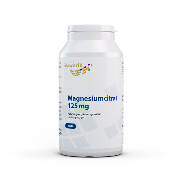Abbildung für MAGNESIUMCITRAT 125 mg Kapseln