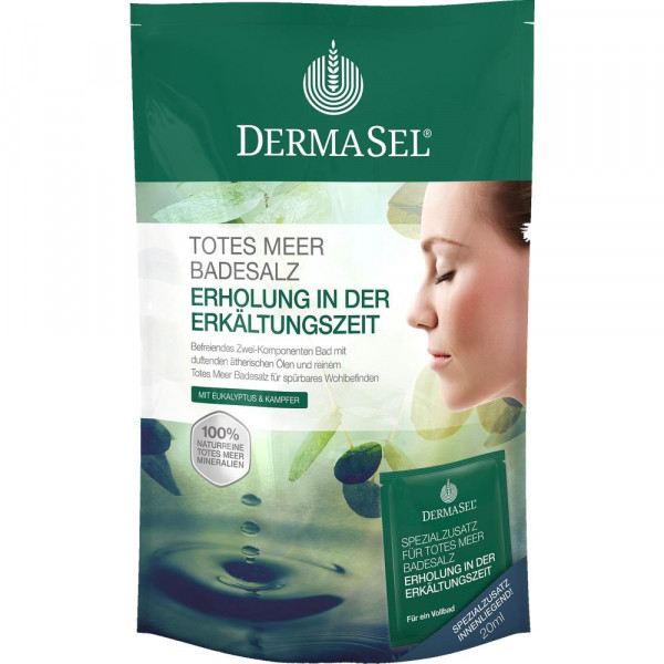 Abbildung für DERMASEL Totes Meer Badesalz+Erkältungszeit SPA