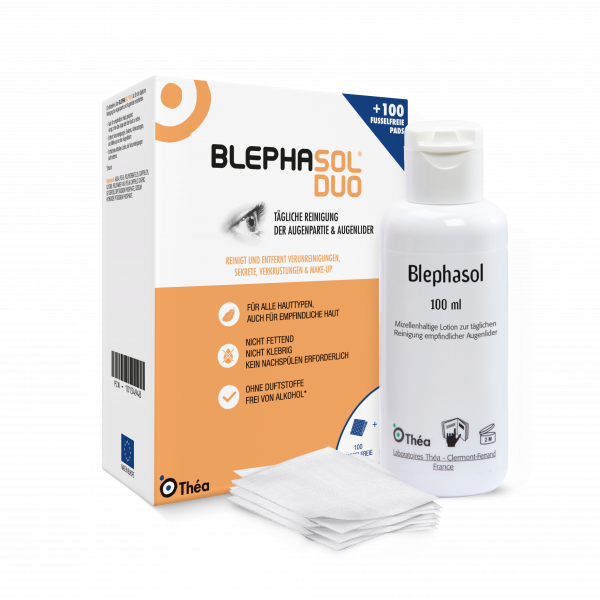 Abbildung für BLEPHASOL Duo 100 ml Lotion+100 Reinigungspads