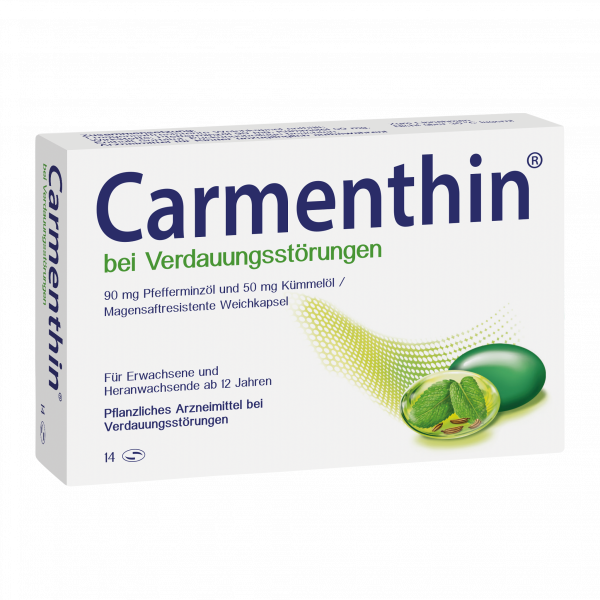 Abbildung für CARMENTHIN bei Verdauungsstörungen msr.Weichkaps.
