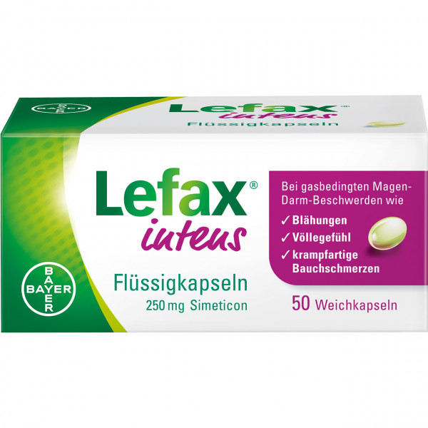 Abbildung für LEFAX intens Flüssigkapseln 250 mg Simeticon