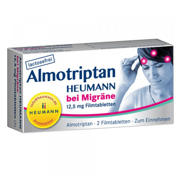 Abbildung für ALMOTRIPTAN Heumann bei Migräne 12,5 mg Filmtabl.