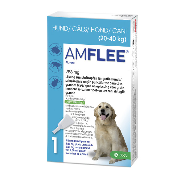 Abbildung für AMFLEE 268 mg Spot-on Lsg.f.große Hunde 20-40kg