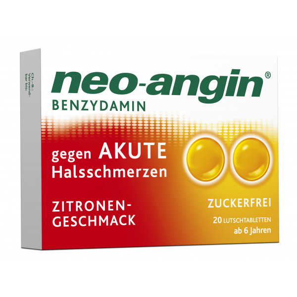 Abbildung für NEO-ANGIN Benzydamin akute Halsschmerzen Zitrone