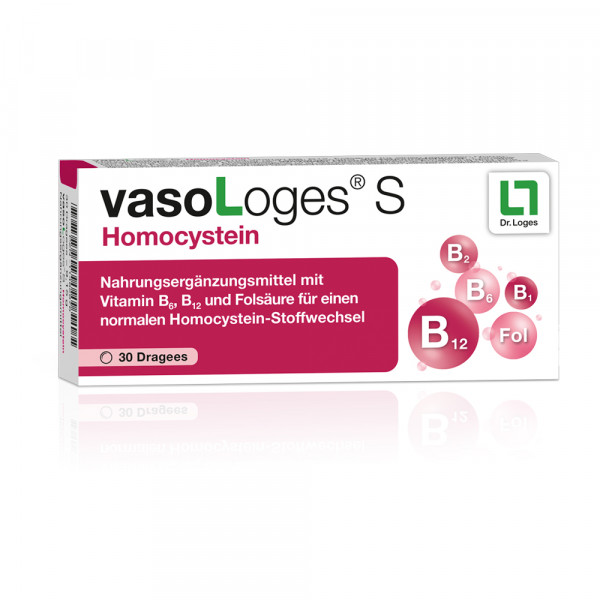 Abbildung für VASOLOGES S Homocystein Dragees
