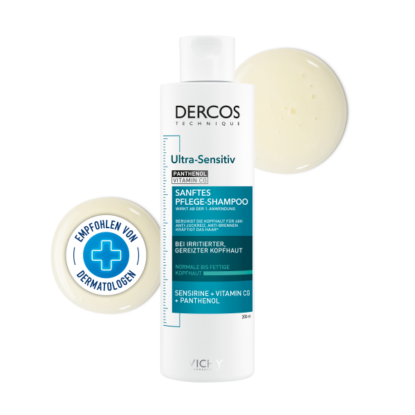 Abbildung für VICHY DERCOS ultra-sensitiv Shampoo fett.Kopfhaut
