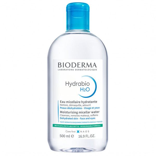 Abbildung für Hydrabio H2O - Das dermatologische Mizellenreinigungswasser. Spendet Feuchtigkeit und bewahrt das Gleichgewichtder Haut