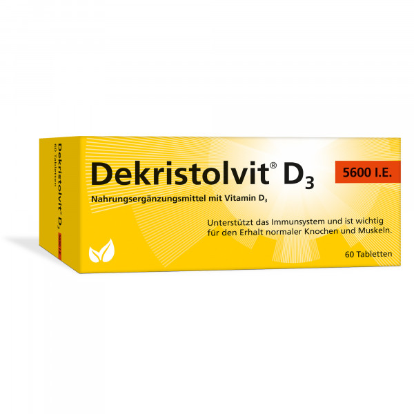 Abbildung für DEKRISTOLVIT D3 5.600 I.E. Tabletten