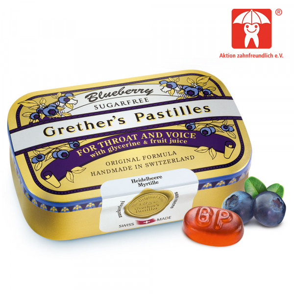 Abbildung für GRETHERS Blueberry zuckerfrei Pastillen