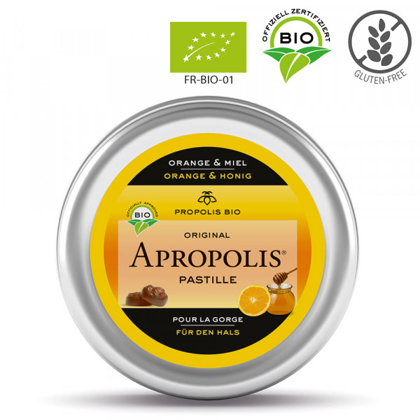 Abbildung für PROPOLIS PASTILLEN Orange Honig APROPOLIS BIO