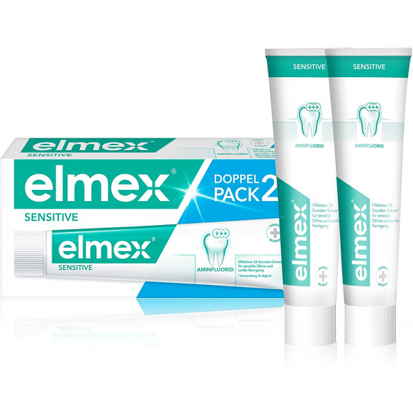 Abbildung für elmex Zahnpasta Sensitive für schmerzempfindliche Zähne Doppelpack