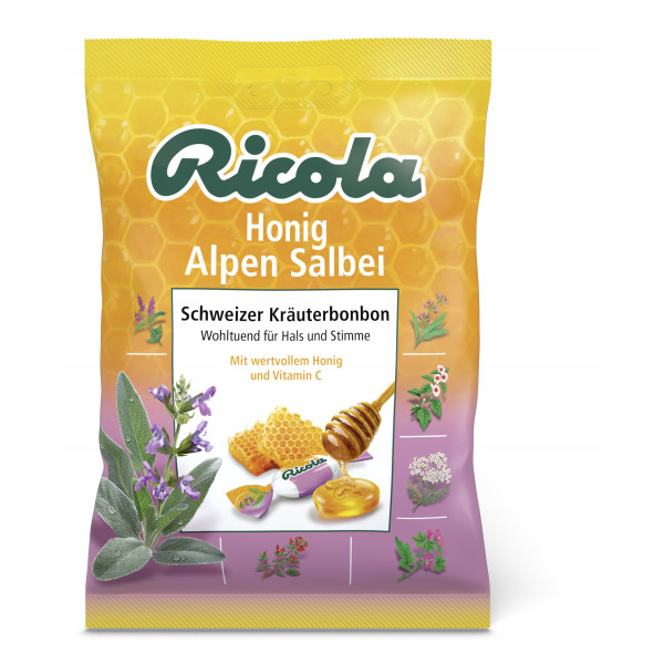 Abbildung für RICOLA m.Z.Beutel Honig Alpen Salbei Bonbons