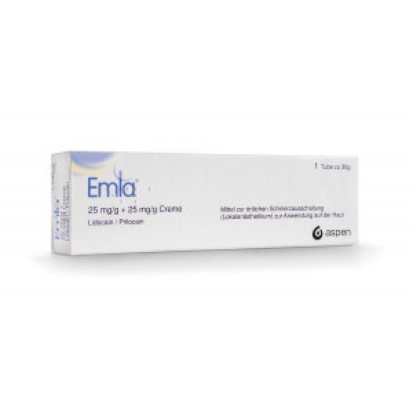 Abbildung für EMLA 25 mg/g + 25 mg/g Creme