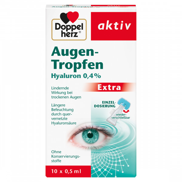 Abbildung für DOPPELHERZ Augen-Tropfen Hyaluron 0,4% Extra