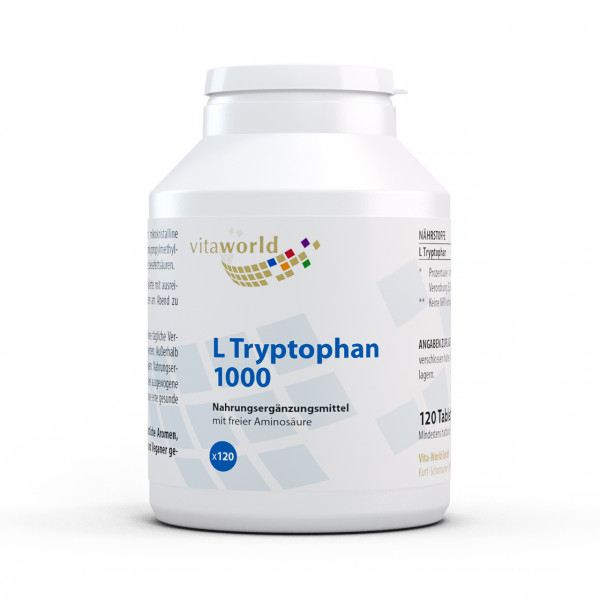 Abbildung für L-TRYPTOPHAN 1000 Tabletten
