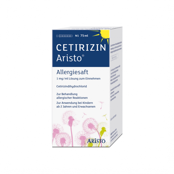 Abbildung für CETIRIZIN Aristo Allergiesaft 1 mg/ml Lsg.z.Einn.