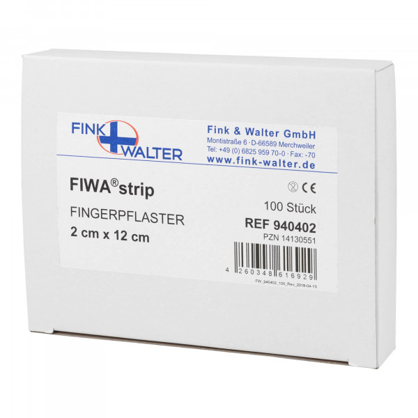 Abbildung für FINGERPFLASTER 2x12 cm hautfarben FIWAstrip