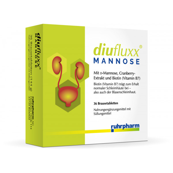 Abbildung für DIUFLUXX Mannose Brausetabletten
