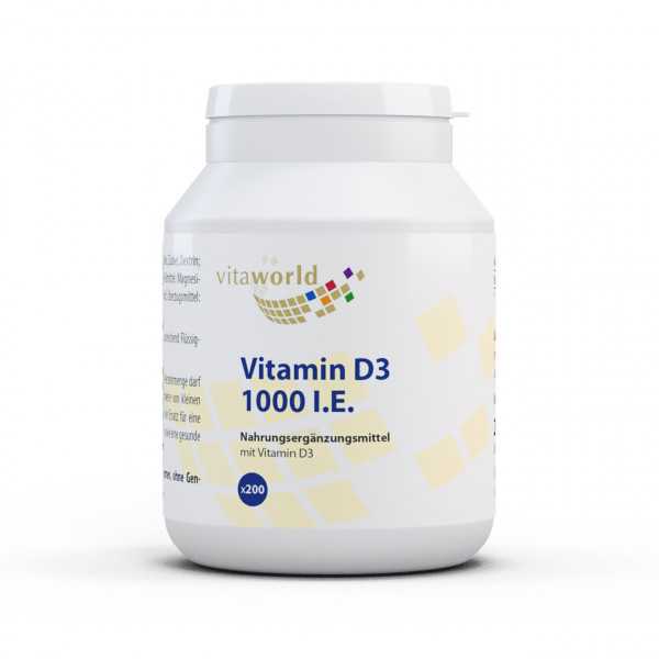 Abbildung für VITAMIN D3 1000 I.E. pro Tag Tabletten