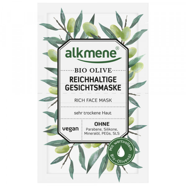 Abbildung für ALKMENE reichhaltige Gesichtsmaske Bio Olive