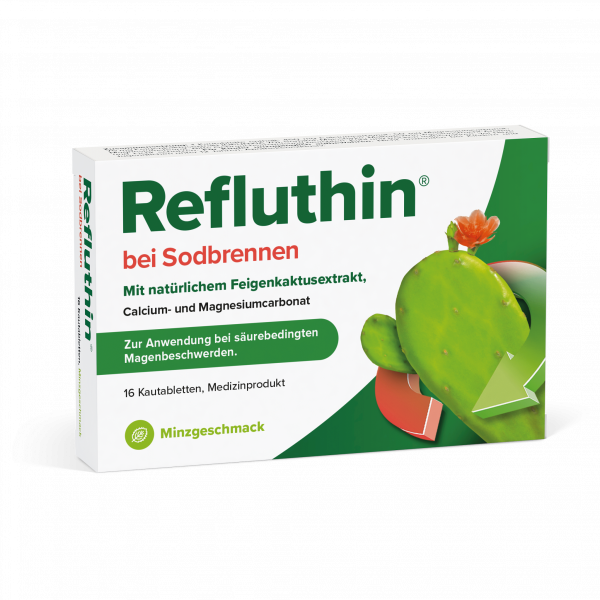 Abbildung für REFLUTHIN bei Sodbrennen Kautabletten Minze