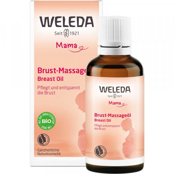 Abbildung für Weleda Brust-Massageöl - Pflegt und entspannt die Brust