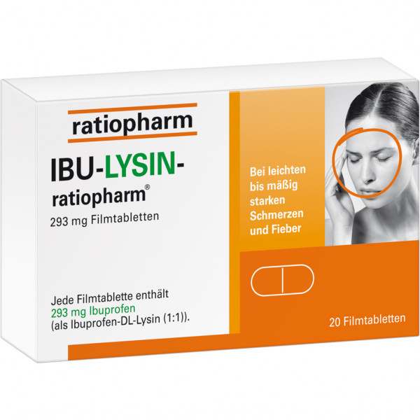 Abbildung für IBU-LYSIN-ratiopharm 293 mg Filmtabletten