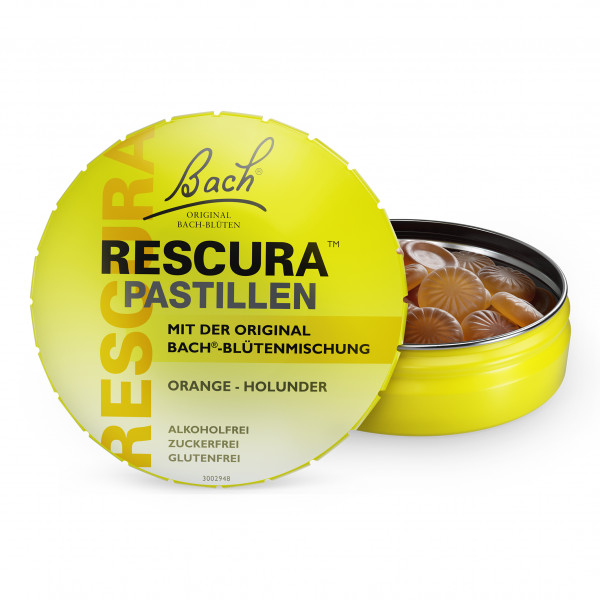 Abbildung für Bach RESCURA® Pastillen, Orange-Holunder, 50g
