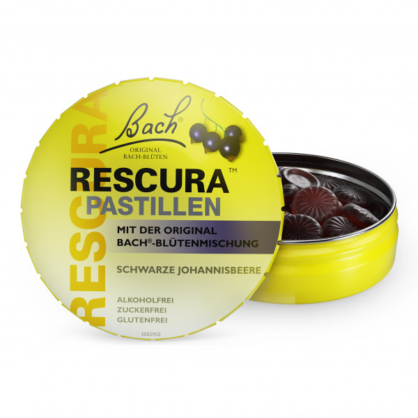 Abbildung für Bach RESCURA® Pastillen, Schwarze Johannisbeere, 50g